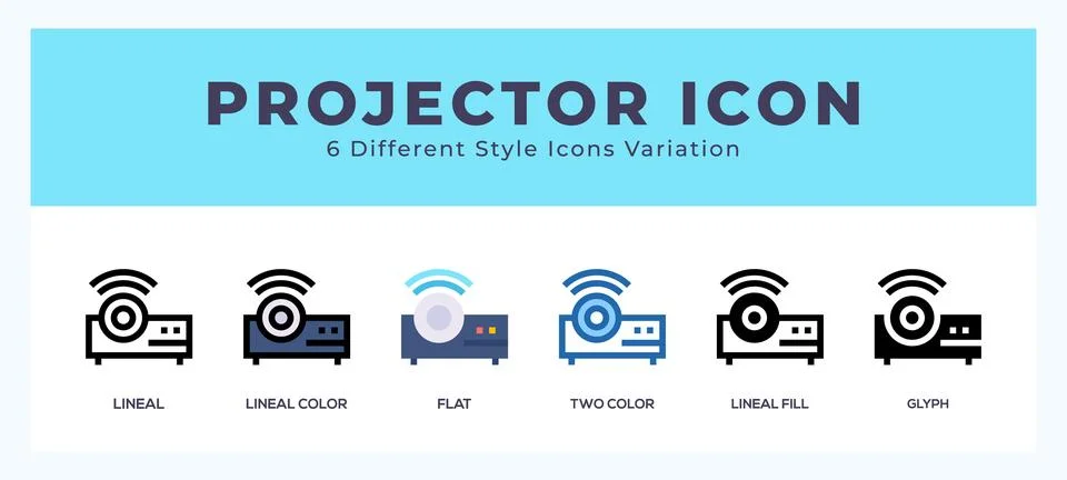 Projector icon vector illustration. trendy styles Stock Illustration