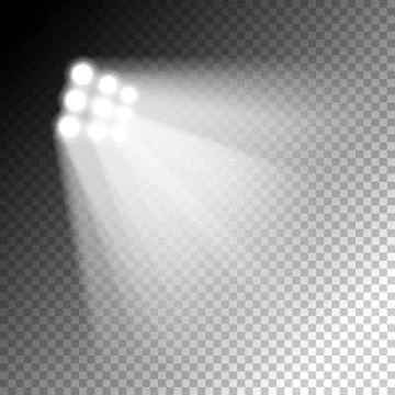 Projector isolated on a transparent background. Vector illustration. Stock Illustration