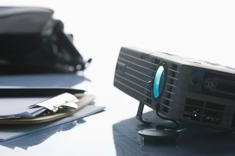Projector in office Stock Photos
