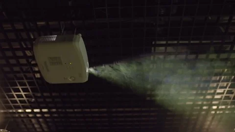 Projector in a room close-up 库存影片 76595333