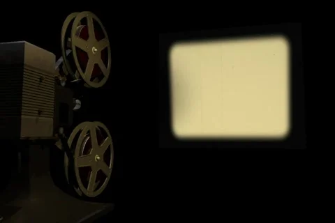 Projector Screen Stock Footage 335357
