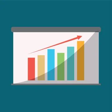 Projector Screen Icon Stock Illustration
