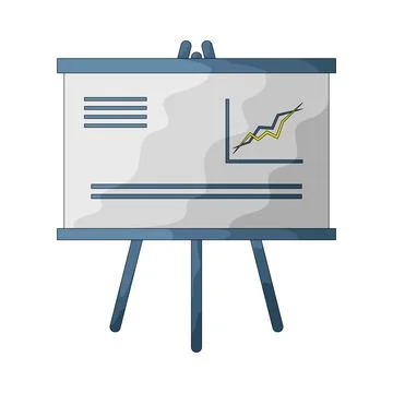 Projector Screen illustration Stock Illustration