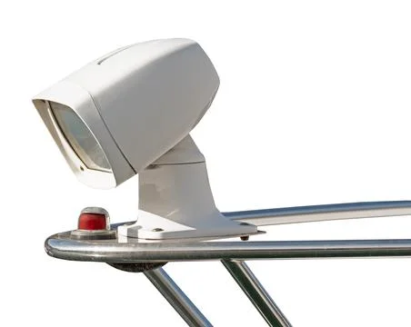 Projector by the ship Stock Photos