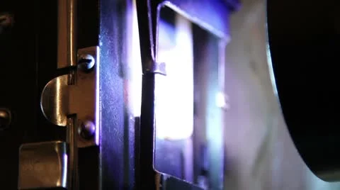 Projector showing film Stock Footage 8961859