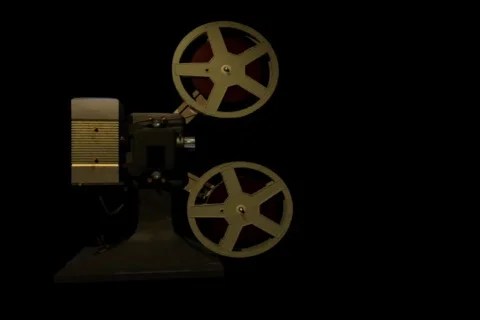 Projector Side Stock Footage 335358