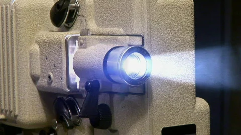 Projector smoke loop Stock Footage 87178