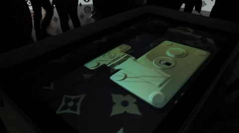 The projector with suitcase. Video stock 62063840