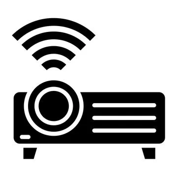 Projector Vector Icon Design Illustration Stock Illustration