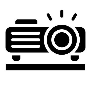 Projector Vector Icon Design Illustration イラスト素材