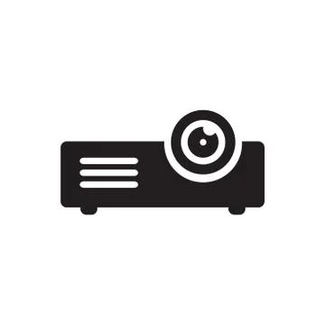 Projector vector icon Stock Illustration