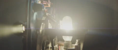 Projector's Lamp Switch Off 스톡 동영상 151049995