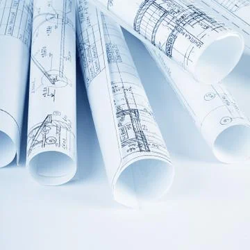 The projects of houses a background Stock Photos