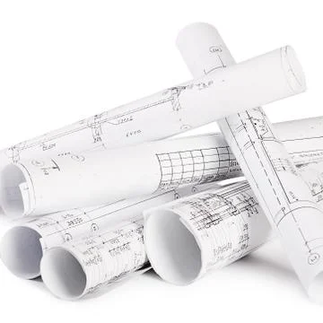 The projects of houses a background Stock Photos