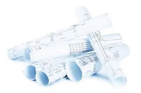 The projects of houses a background Stock Photos