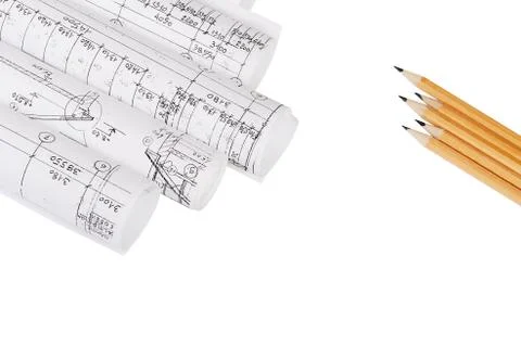 The projects of houses a background Stock Photos