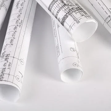 The projects of houses a background Stock Photos