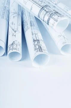 The projects of houses a background Stock Photos