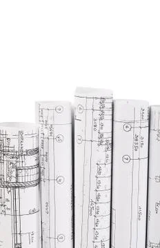 The projects of houses a background Stock Photos