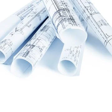 The projects of houses a background Stock Photos