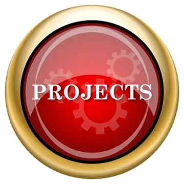 Projects icon Illustrazione stock
