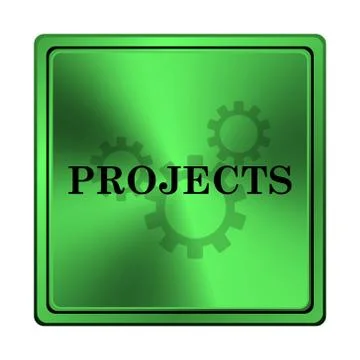 Projects icon Illustrazione stock
