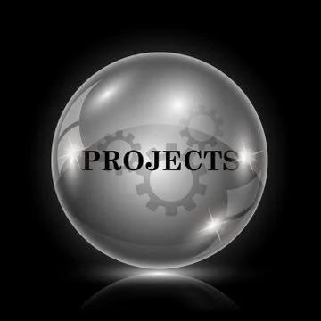 Projects icon Illustrazione stock