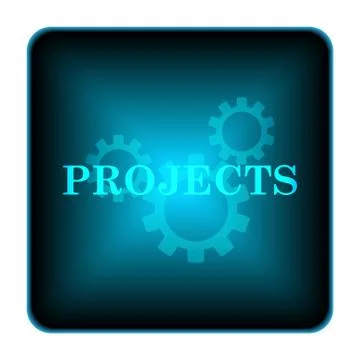Projects icon Illustrazione stock