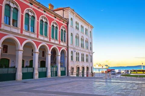 Prokurative square in city of Split Stock Photos