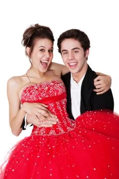 Prom couple Stock Photos