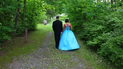 Prom date Stock Footage 4886125