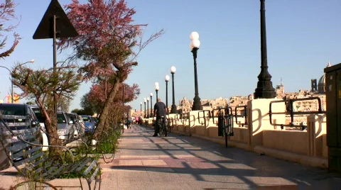 Promenade Stock Footage 641395