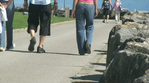 Promenade Stock Footage 801149