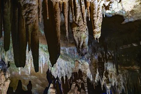 Prometheus Cave Stalactites Stock Photos