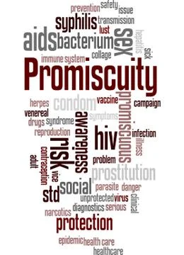 Promiscuity, word cloud concept 스톡 일러스트