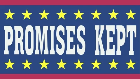 Promises made. Promises kept. Stock Footage 302845346