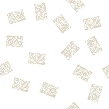Promo car glyph vector seamless pattern Stock Illustration