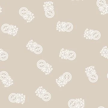 Promo car line vector seamless pattern Stock Illustration