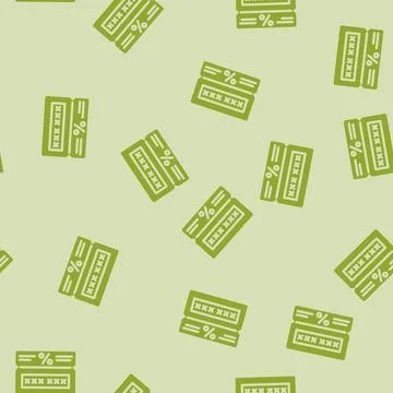 Promo code affiliate program glyph vector seamless pattern Stock Illustration