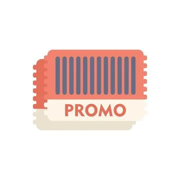 Promo code discount coupon offering price off promotion Stock Illustration