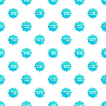 Promo code discount marketing pattern for online shopping Illustrazione stock