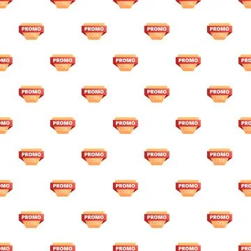 Promo code discount offer marketing seamless pattern イラスト素材