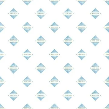 Promo code discount pattern background for marketing offers Illustrazione stock