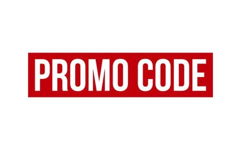 Promo Code rubber grunge stamp seal vector Stock Illustration