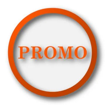 Promo icon. Internet button on white background.. Stock Illustration