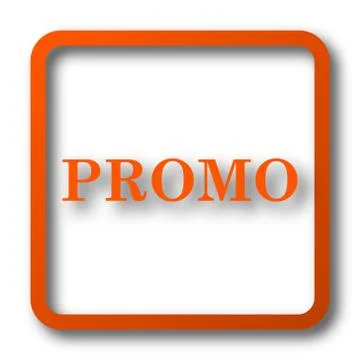 Promo icon. Internet button on white background.. Stock Illustration