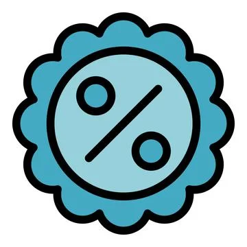 Promo offer icon vector flat Illustrazione stock