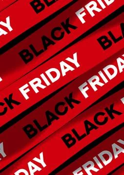 Promo poster for Black Friday Stock Illustration