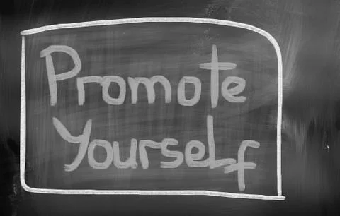 Promote Yourself Concept Stock Illustration