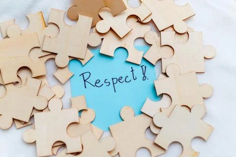 Promoting business values emphasizing respect in teamwork office digital artwork Stock Photos